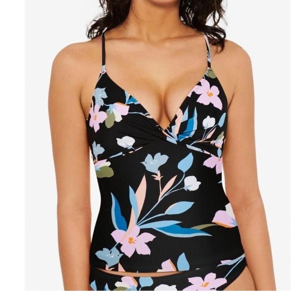 NWT HULA‎ HONEY Women's Black Strappy- size XS Top